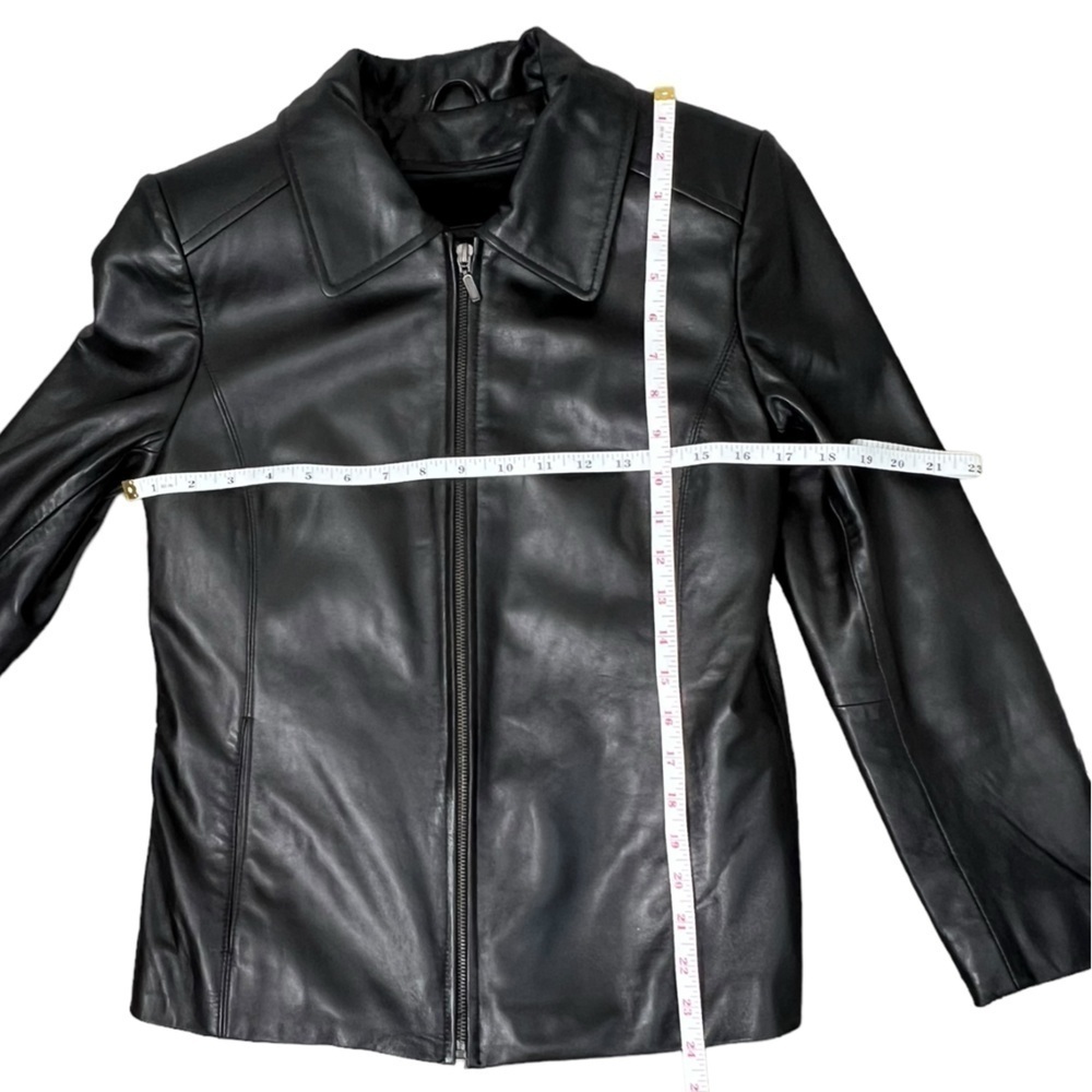 Robert Phillipe New York Black Leather Jackets - Size Small - Picture 11 of 14